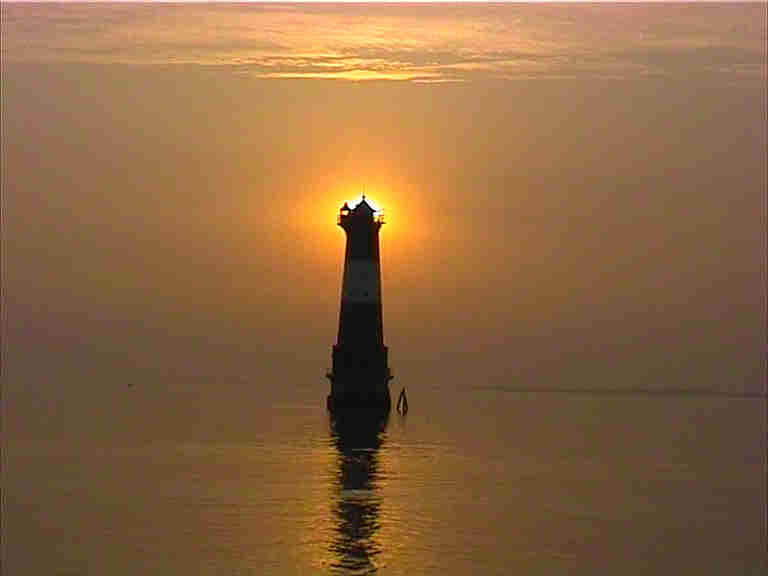 Sonnenuntergang am Leuchtturm